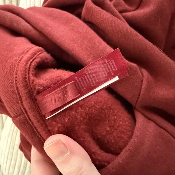 Skims COTTON FLEECE CLASSIC HOODIE Merlot 2xl - Picture 7 of 7